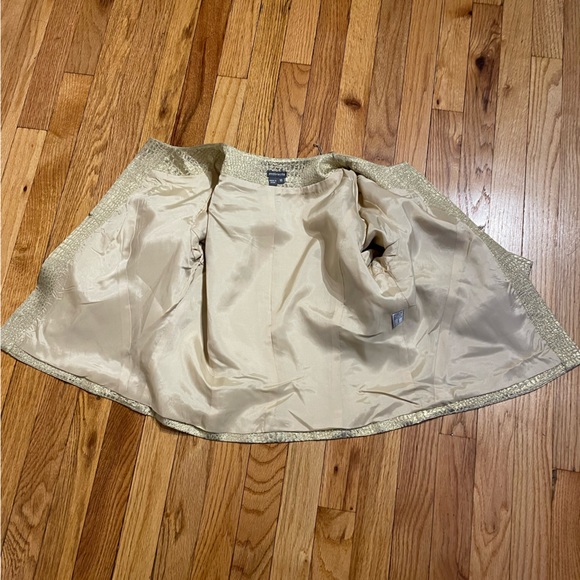 NWOT Anthracite Brocade Jacquard Snake Embossed Print Bolero Cover crop sleeve - Picture 6 of 7